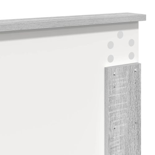 Рамка за легло Сив Сонома 180 x 200 cm Солидно борово дърво