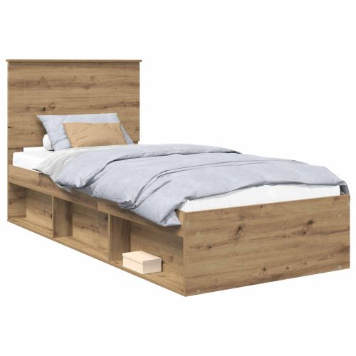 Рамка за легло Дъб Артизан 75 x 190 cm Солидно борово дърво