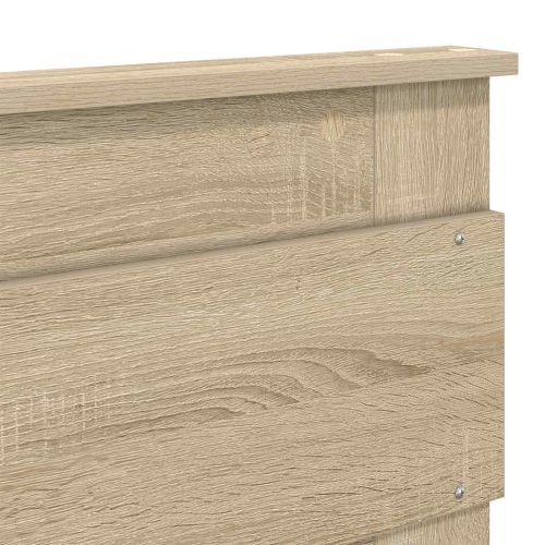 Легло с място за съхранение с таблото Сонома дъб 140 x 200 cm