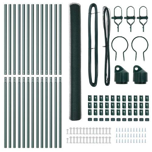 Стълб за ограда. Зелен