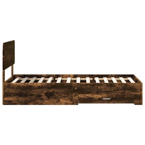 Рамка за легло с таблото Димян дъб 100 x 200 cm Инженерно дърво