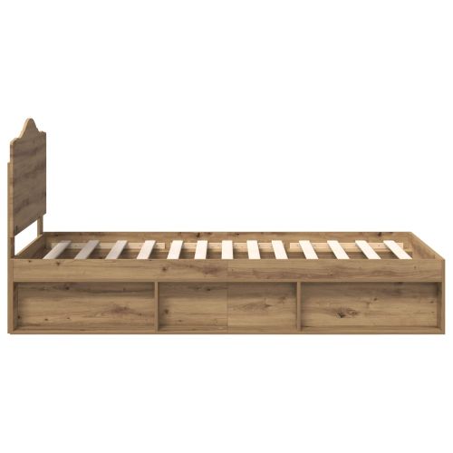 Рамка за легло Дъб Артизан 90 x 190 cm Солидно борово дърво