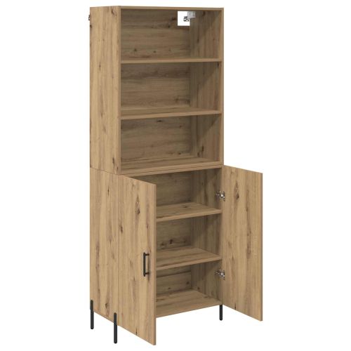 Висок шкаф Дъб 69,5 x 32,5 x 180 см Инженерно дърво