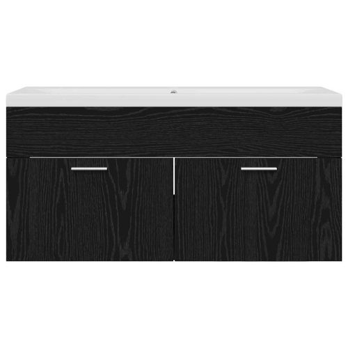 Шкаф за баня Черния дъб 100 x 38,5 x 46 cm Инженерно дърво