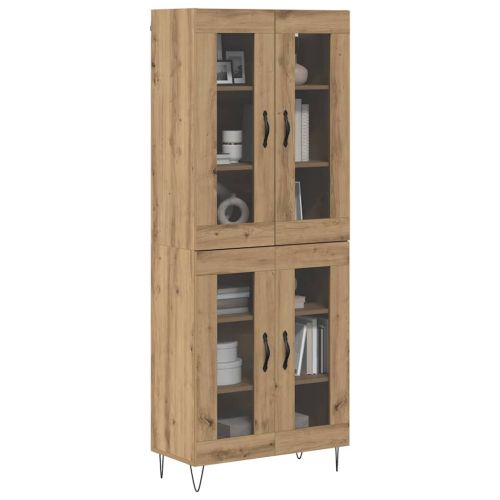Висок шкаф Дъб 69,5 x 34 x 180 см Инженерно дърво