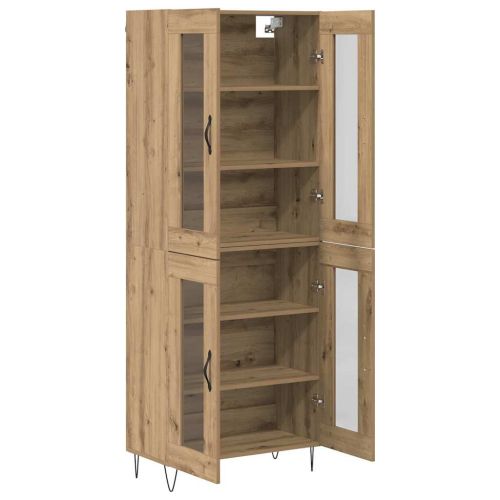 Висок шкаф Дъб 69,5 x 34 x 180 см Инженерно дърво