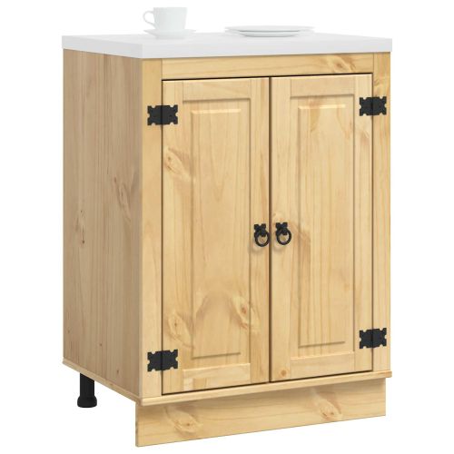 За шкафове с рафт с врата SKI Кехлибарен 60 x 46 x 81,5 см
