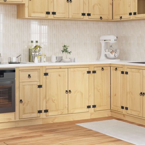 За шкафове с рафт с врата SKI Кехлибарен 80 x 46 x 81,5 см