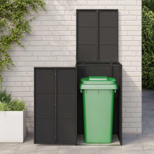 Кутия за боклук Черно 65 x 80 x 115 см Полиетилен