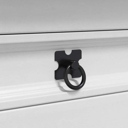 Крайна масичка Corona Бяло 50 x 50 x 50 см Солидно борово дърво