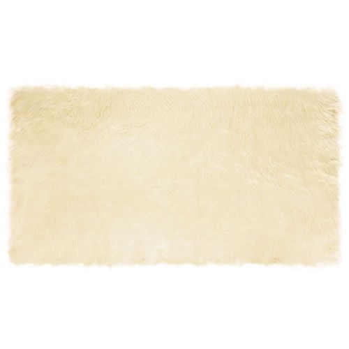 Изкуствен овчи килим Tafalla Крем 80 x 150 cm Полиестер