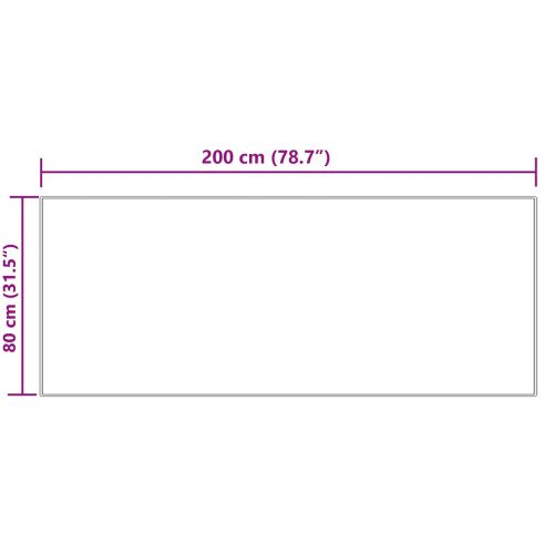 Изкуствена овча килим TAFALLA Кремаво 80 x 200 cm Полиестер