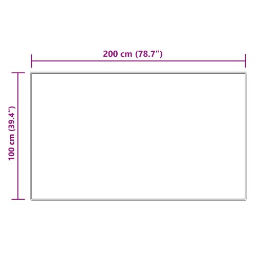Изкуствена овча килим TAFALLA Кремаво 100 x 200 cm Полиестер