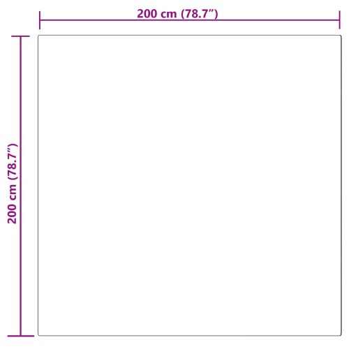 Изкуствена овча килим TAFALLA Сиво 200 x 200 cm Полиестер