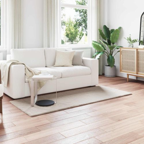 Противоплъзгащ килим от изкуствен заек Olite Бежово 80 x 200 cm