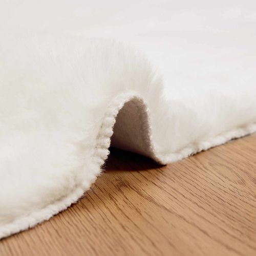 Противоплъзгащ килим от изкуствен заек Olite Крем 240 x 340 см