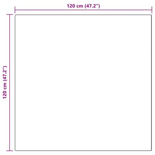 Противоплъзгащ килим от изкуствен заек Olite Крем 120 x 120 cm