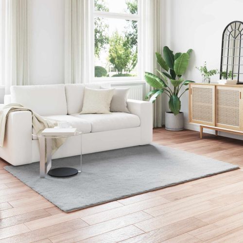 Противоплъзгащ килим от изкуствен заек Olite Сив 120 x 170 cm