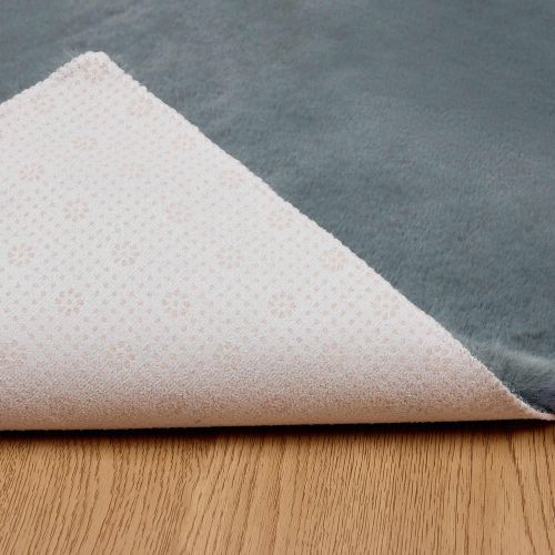 Анти-слип изкуствен килим от заешка козина OLITE Антрацит