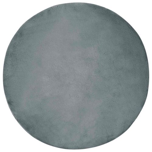 Противоплъзгащ килим от изкуствен заек Olite Антрацит Ø 120 см