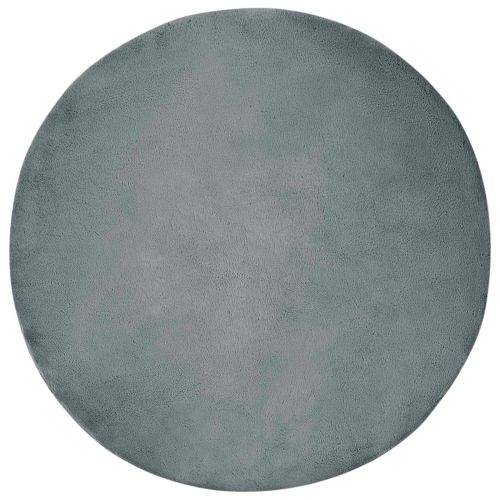 Противоплъзгащ килим от изкуствен заек Olite Антрацит Ø 160 см