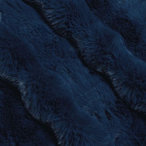 Противоплъзгащо фалшиво заеково одеяло Olite 4 pcs Морско синьо