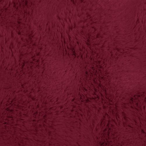 Противоплъзгащо фалшиво заеково одеяло Olite 4 pcs Бордо червен