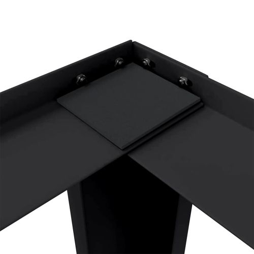 Педестал за пералня Черен 64 x 55 x 32,5 см Стомана