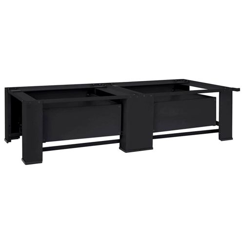 Педестал за пералня 2 бр. Черен 127 x 54,5 x 32,5 см Стомана