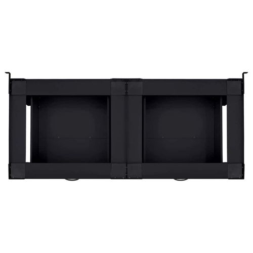 Педестал за пералня 2 бр. Черен 127 x 54,5 x 32,5 см Стомана