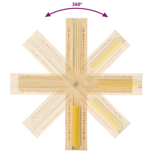Комплект за сауна аксесоари 4 pcs Кафяво