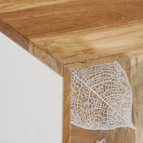 Шкаф за баня 62x33x58 см масивно мангово дърво