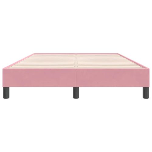 Рамка за легло без матрак Pink 120x220 cm Кадифе