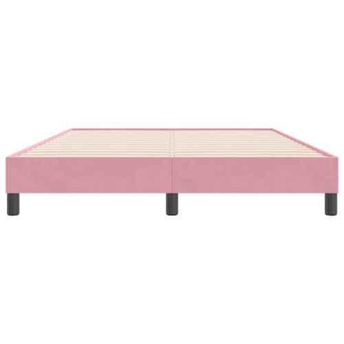 Рамка за легло без матрак Pink 160x220 cm Кадифе