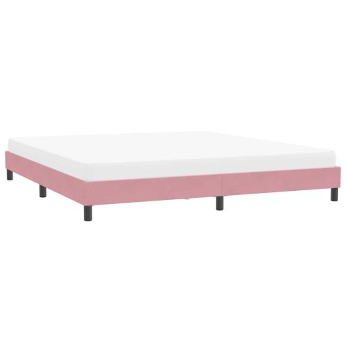 Рамка за легло без матрак Pink 200x220 cm Кадифе
