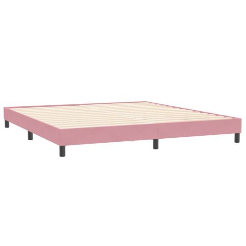 Рамка за легло без матрак Pink 200x220 cm Кадифе