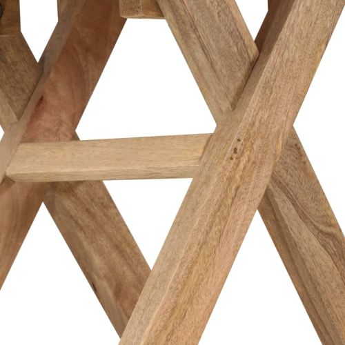 Помощна маса, мангово дърво масив, 65x40x76 см