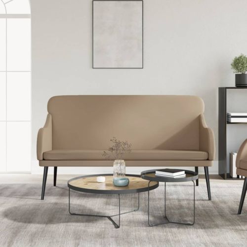 Пейка, капучино, 110x76x80 см, изкуствена кожа