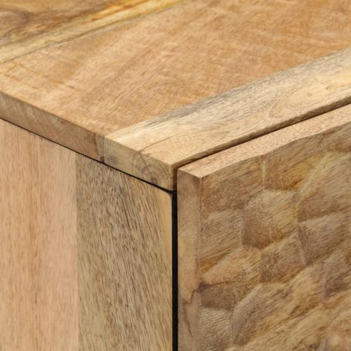 Страничен шкаф 60x33x75 см манго масивно дърво