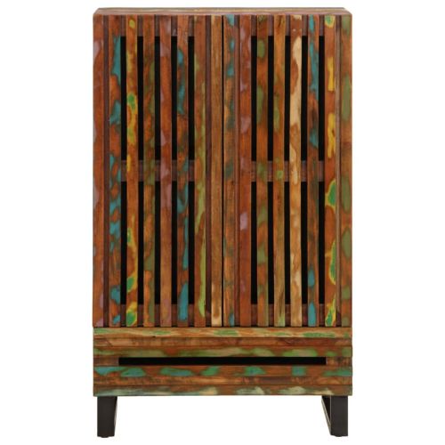 Висок шкаф, 60x34x100 см, акациево дърво масив