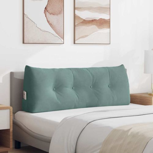 Възглавница за гръб Морско зелено 120 x 24 x 50 см Кадифе