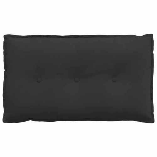 Възглавница за гръб Черно 80 x 50 cm Микрофибърна тъкан