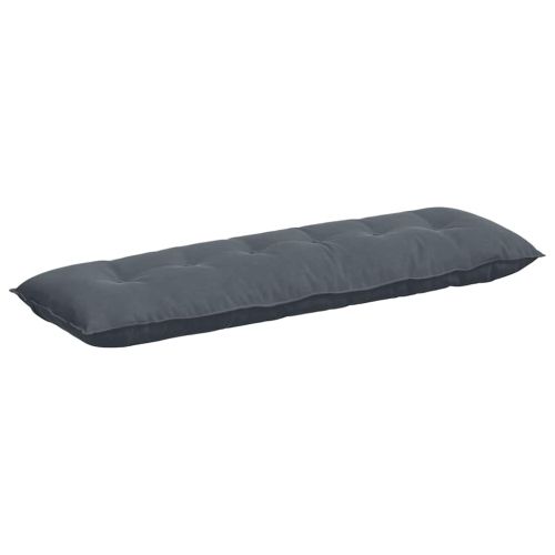 Възглавница за гръб Тъмен сив 160 x 50 cm Кордюрова тъкан