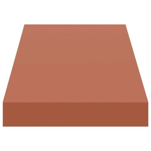 Стенен рафт Червено 60 x 23 x 4 см Инженерно дърво