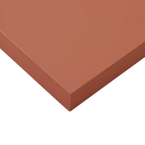 Стенен рафт Червено 60 x 23 x 4 см Инженерно дърво