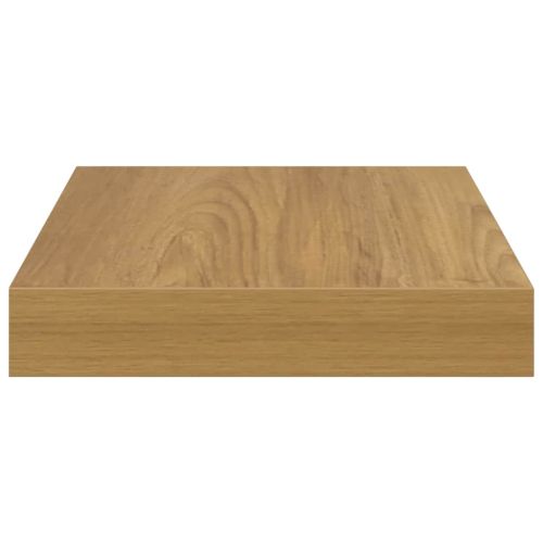 Стенен рафт 2 pcs Кафяво 23 x 23,5 x 4 см Инженерно дърво