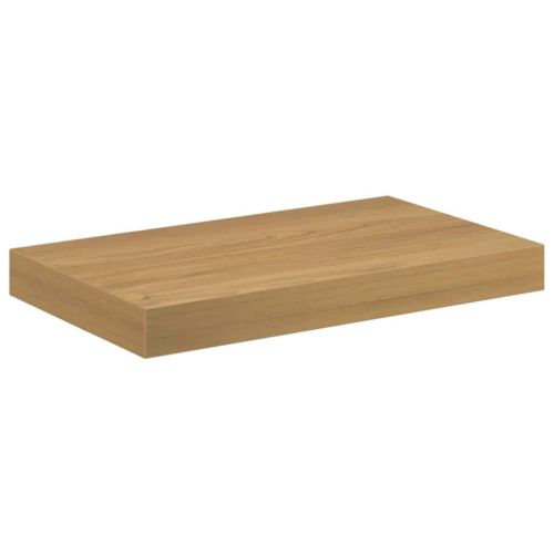 Стенен рафт 4 pcs Кафяво 40 x 23,5 x 4 см Инженерно дърво