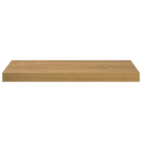 Стенен рафт 2 pcs Кафяво 60 x 23 x 4 см Инженерно дърво