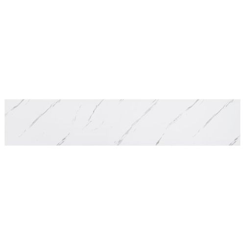 Стенен рафт 4 pcs Бял мрамор 120 x 23,5 x 4 см Инженерно дърво