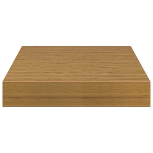 Стенен рафт Монтиране на стена 2 бр. Бежово 23 x 23,5 x 3,8 cm